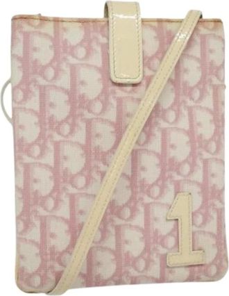 Dior Pre-owned Cross Body Bags, female, Pink, Size: ONE SIZE Pre-owned Vintage Shoulder Bag