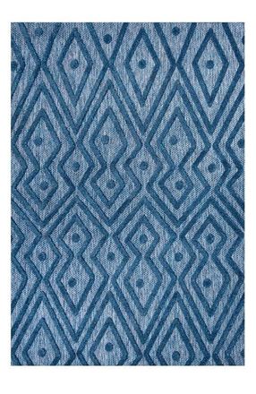 Jonathan Y Designs Balansat Moroccan Diamond Indoor/Outdoor Area Rug in Navy at Nordstrom, Size 5Ft 0In X 8Ft 0In