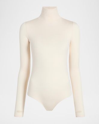 Commando Prima Ballet Turtleneck Microfiber Bodysuit
