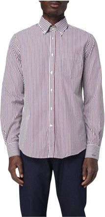 Paul & Shark Multicolor Gestreept Overhemd - Heren - Casual Overhemden - Veelkleurig - 2XL - Katoen - Overhemden