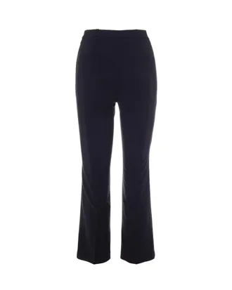 Elisabetta Franchi Womens Trumpet Trousers Black Polyester