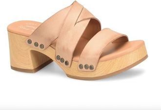 Kork-ease Womens Emersen Block Heel Sandals In Natural