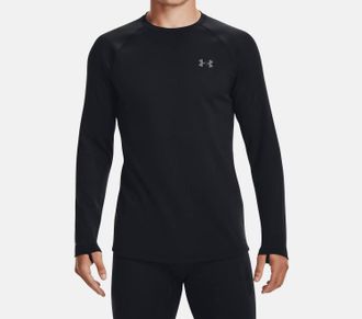 Under Armour Base 4.0 Crew Top In Black