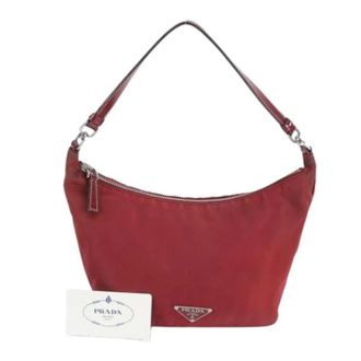 Prada Pre-owned Shoulder Bags, female, Red, Size: ONE SIZE Pre-owned Vintage Shoulder Bag