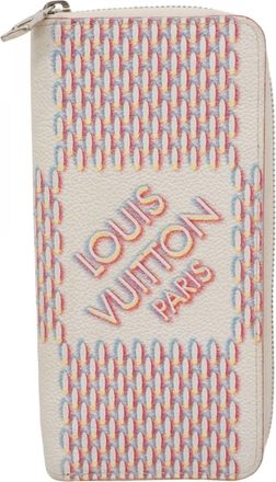 Louis Vuitton Multi-Color White Long Wallet (Bi-Fold) (Pre-Owned)