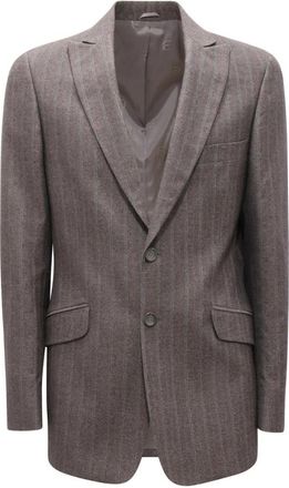 Roberto Cavalli Pinstripes Wollen Pak Made in Italy - Heren - Blazers - Grijs - L - Wol - Jassen