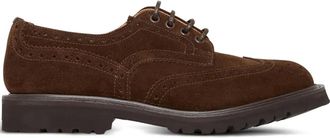 Trickers brogue lace-up shoes - men - Leather/Leather/Leather - 8.5 - Brown