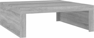 vidaXL Vidaxl - Mesa de centro madera de ingeniería gris Sonoma 100x100x35 cm