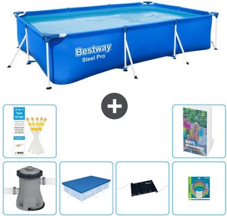 Bestway Piscina Bestway Steel Pro Rectangular - 300x201x66 Cm - 7-piezas S211
