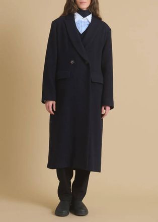 DIEGA Marno Long Coat In Marine