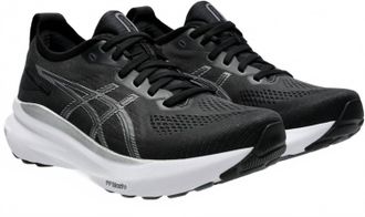 Asics Womens Gel Kayano 31 Running Shoes In Black/pure Silver