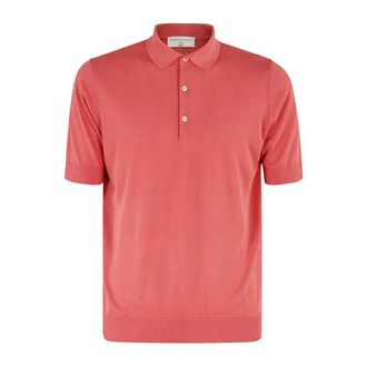 FILIPPO DE LAURENTIIS Tops, Heren, Rood, XL, Katoen, Crepe Delave Finezza 14