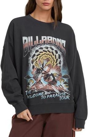 Billabong Echo Crewneck Sweatshirt in Black at Nordstrom Rack, Size X-Small