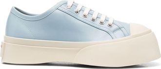 Marni Pablo leather low-top sneakers - women - Leather - 40 - Blue