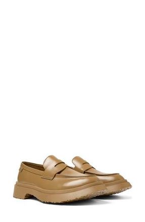 Camper Chunky Platform Penny Loafer in Medium Brown at Nordstrom Rack, Size 41