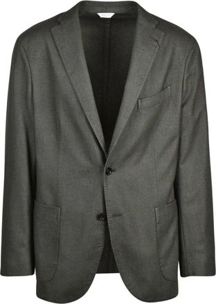 Boglioli Giacca Stondata - Heren - Blazers - Groen - 2XL - Wol - Jassen