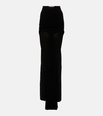 Rick Owens High-rise maxi skirt