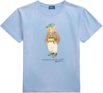 Ralph Lauren Sky Blue Crewneck Graphic T-Shirt