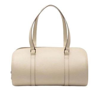 Louis Vuitton Pre-owned Handbags, female, White, Size: ONE SIZE Pre-owned Leather Handbag