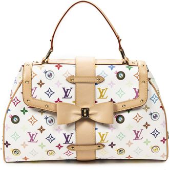 Louis Vuitton Pre-owned Womens Ltd. Ed. Takashi Murakami Multicolore Sac Retro GM Handbag - White - One Size