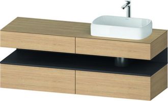 Duravit Qatego Consola Mueble Bajo Lavabo, 2 Extensiones, 2 - Duravit