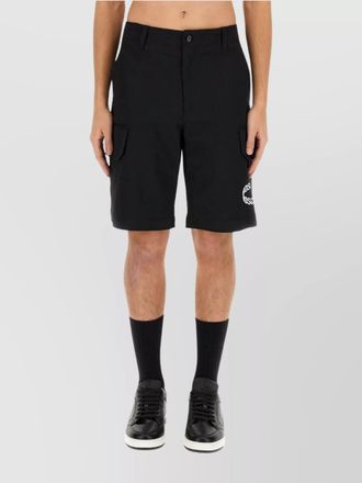 Moschino cotton logo cargo shorts