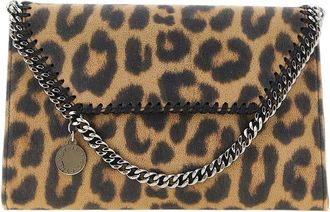 Stella McCartney Leopard Print Falabella Small Crossbody Bag