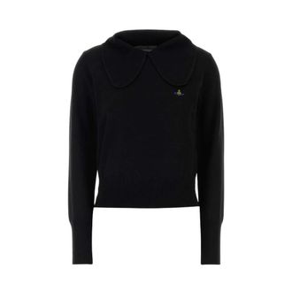 Vivienne Westwood Dames, Truien, Zwart, Maat: M Wol