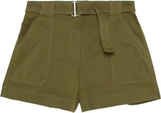 SIMKHAI Shorts Lourie con cintura - Verde