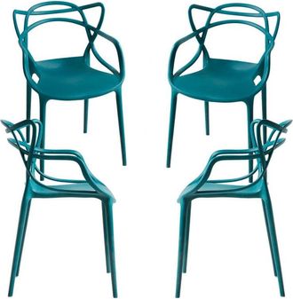 Regalos Miguel Regalos Miguel - Packs Sillas Jard&iacute;n - Pack 4 Sillas Korme Kid (infantil) - Verde Azulado