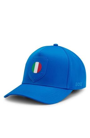 BOSS Poulin Lux Flag Patch Adjustable Baseball Cap in Italy at Nordstrom