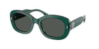 Tory Burch TY7226U 205487 Womens Sunglasses Green Size 52