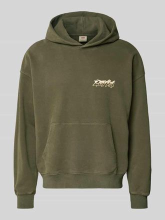 Levi's Relaxed Fit Hoodie aus reiner Baumwolle Modell TWO HORSE in Taupe, Gr&ouml;&szlig;e XL