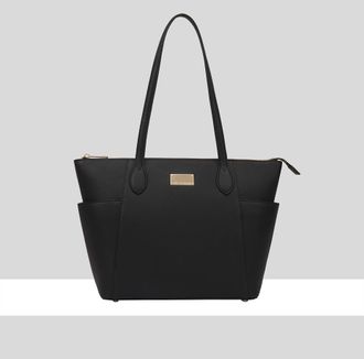 Paul Costelloe Womens Morava Leather Tote/Shoulder Bag - Black - One Size