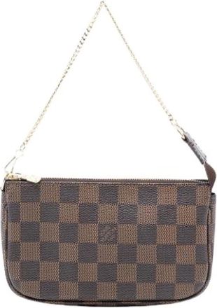 Louis Vuitton Pre-owned Mini Bags, female, Brown, Size: ONE SIZE Pre-owned Mini Fabric Handbag