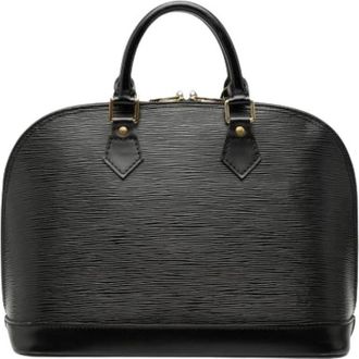 Louis Vuitton Pre-owned Alma PM - Dames - Vintage Handtas - Zwart - ONE Size - Leer - Vintage