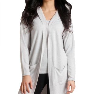 French Kyss Supersoft Hooded Duster In Frost