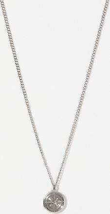 BOSS Mens Compass pendant necklace