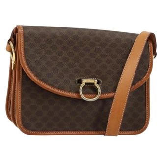 Celine Pre-owned Cross Body Bags, female, Brown, Size: ONE SIZE Pre-owned Vintage Shoulder Bag