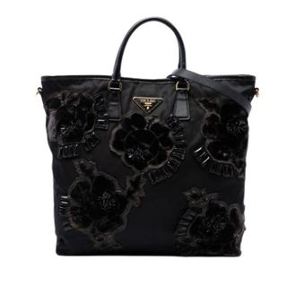 Prada Pre-owned Satchel Bag - Dames - Vintage Shopper - Zwart - ONE Size - Leer - Vintage
