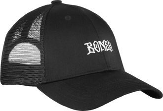 Bones Wheels Truck Stop Trucker Hat, Black