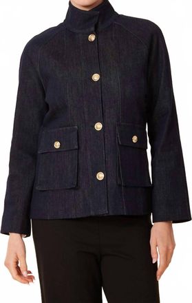 Dolce Cabo Classic Button Jacket In Denim