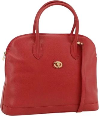 Burberry Pre-owned Handbags, female, Red, Size: ONE SIZE Pre-owned Vintage Hand Bag