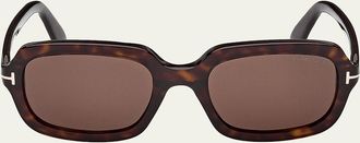Tom Ford Lana-02 53MM Square Sunglasses