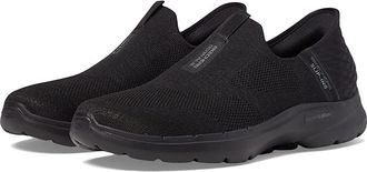 Skechers Go Walk 6 Fabulous View Hands Free Slip-Ins Womens Shoes Black : 10.5 B - Medium, Textile