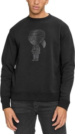 Karl Lagerfeld Sweatshirt - Heren - Sweatshirts - Zwart - L - Hoodies & sweatvesten
