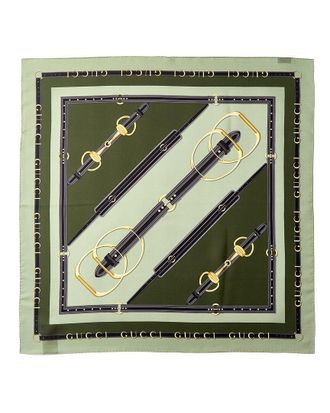 Gucci Printed Silk Twill Carre