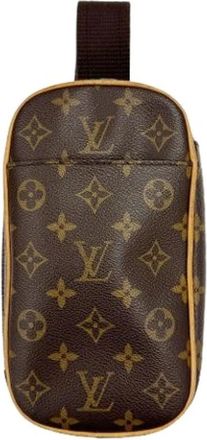Louis Vuitton Pre-owned Vintage Canvas Cross Body Bag - unisex - Vintage Schoudertas - Bruin - ONE Size - Vintage