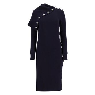 Paco Rabanne Button-Up Long Dress