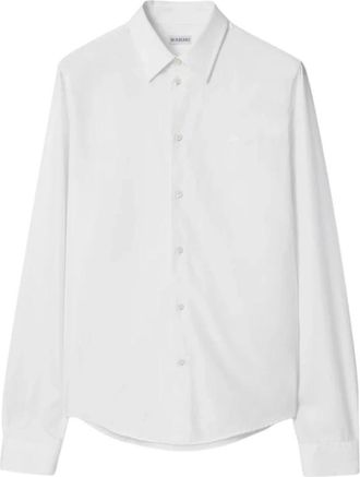 Burberry Casual Shirts - Heren - Zakelijke Overhemden - Wit - XL - Overhemden